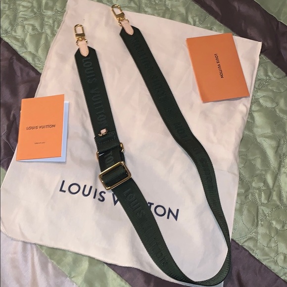 Louis Vuitton Handbags - New Louis vuttion adjustable kaki strapW/gold tone